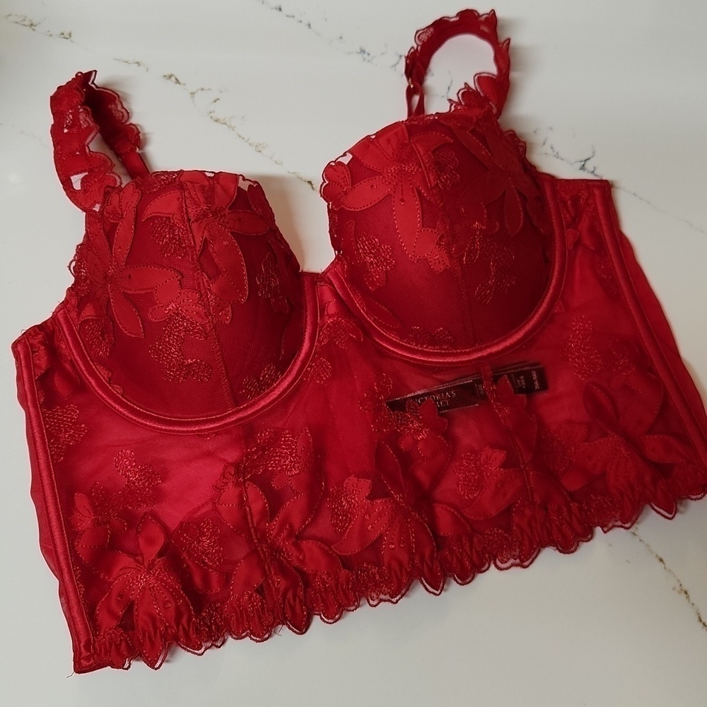 Victoria's Secret Very Sexy Lined Floral Balconet Corset